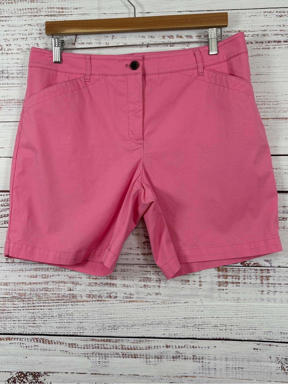 Talbots Pink Cotton Chino Shorts